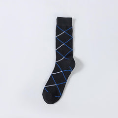 Antibacterial Crew Socks Men's Business Socks All Seasons