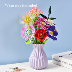 Flower Bouquet Building Blocks Kit Assembled Flower Model