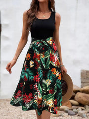 Floral Print Tank Dress for Spring & Summer