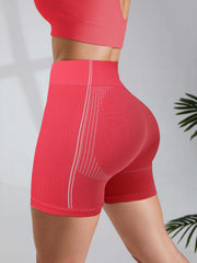 High Rise Butt Lifting Running Biker Shorts