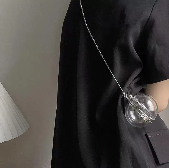 Crystal Ball Chain Women Ball Bag