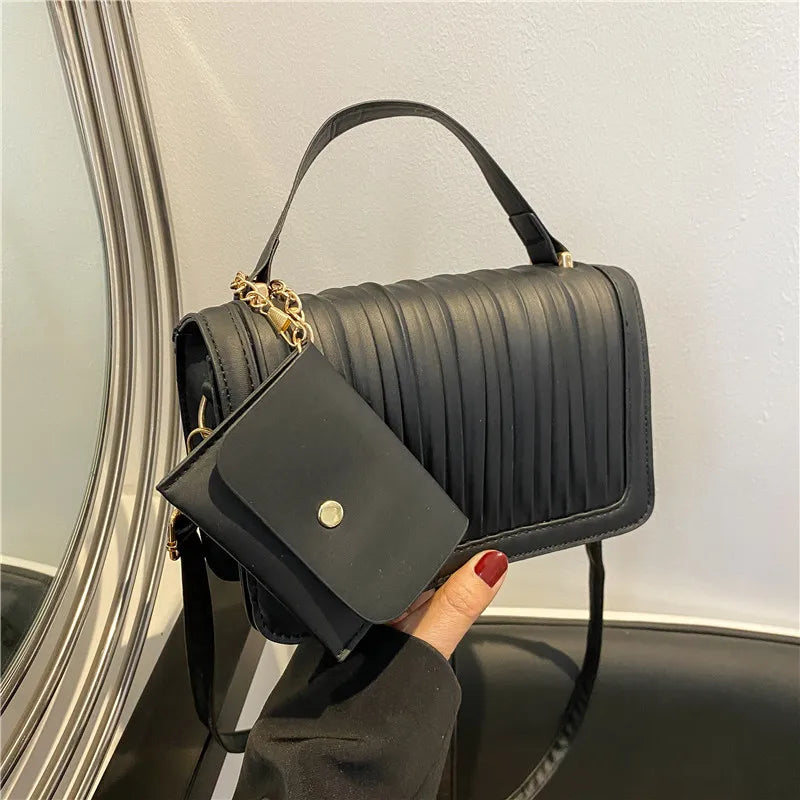 Embroidery Thread Shoulder Messenger Bag