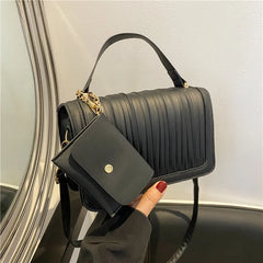 Embroidery Thread Shoulder Messenger Bag
