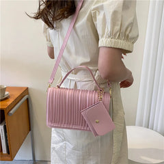 Embroidery Thread Shoulder Messenger Bag