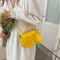 Embroidery Thread Shoulder Messenger Bag