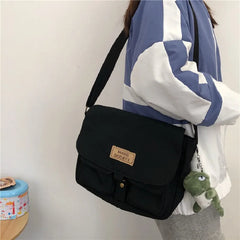 Vintage Harajuku Women Shoulder Bag Large Capacity