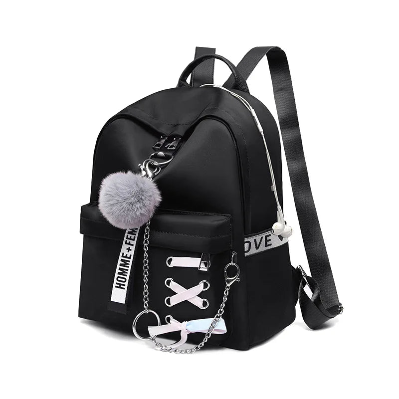 Oxford Women Backpacks Waterproof Female Shoulder Backpack