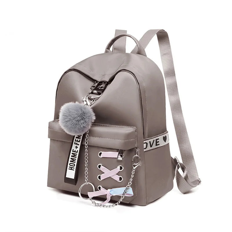 Oxford Women Backpacks Waterproof Female Shoulder Backpack