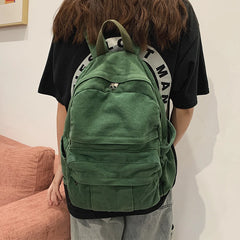 Vintage Casual Travel High Capacity Backpack for Women