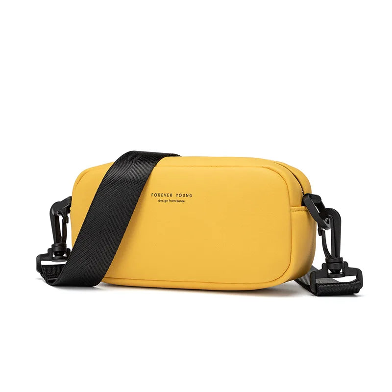 Solid Ladies Shoulder Messenger Bag Multi-functional Large Capacity