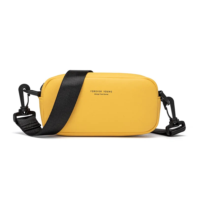 Solid Ladies Shoulder Messenger Bag Multi-functional Large Capacity