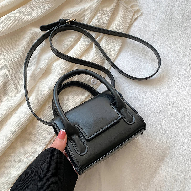 Lambskin One-Shoulder Messenger Bag Mobile Phone Bag Small Square Bag