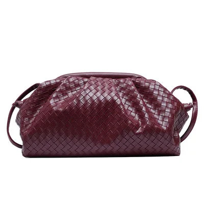 Lattice PU Handbags Women Bag Cross Body Shoulder Bags Large Size