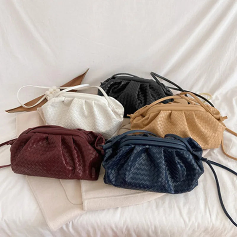 Lattice PU Handbags Women Bag Cross Body Shoulder Bags Large Size