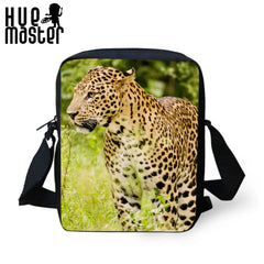 Leopard Mini Messenger Bag Women Travel Crossbody Shoulderbag