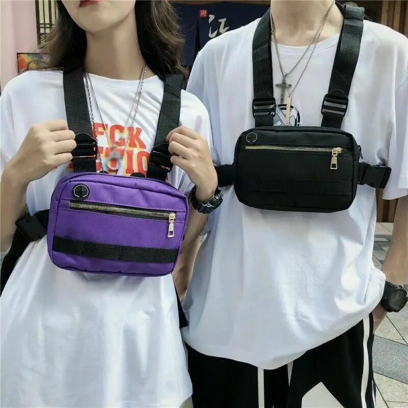 Unisex Tactical Chest Bag Streetwear Hip Hop Waist Bag