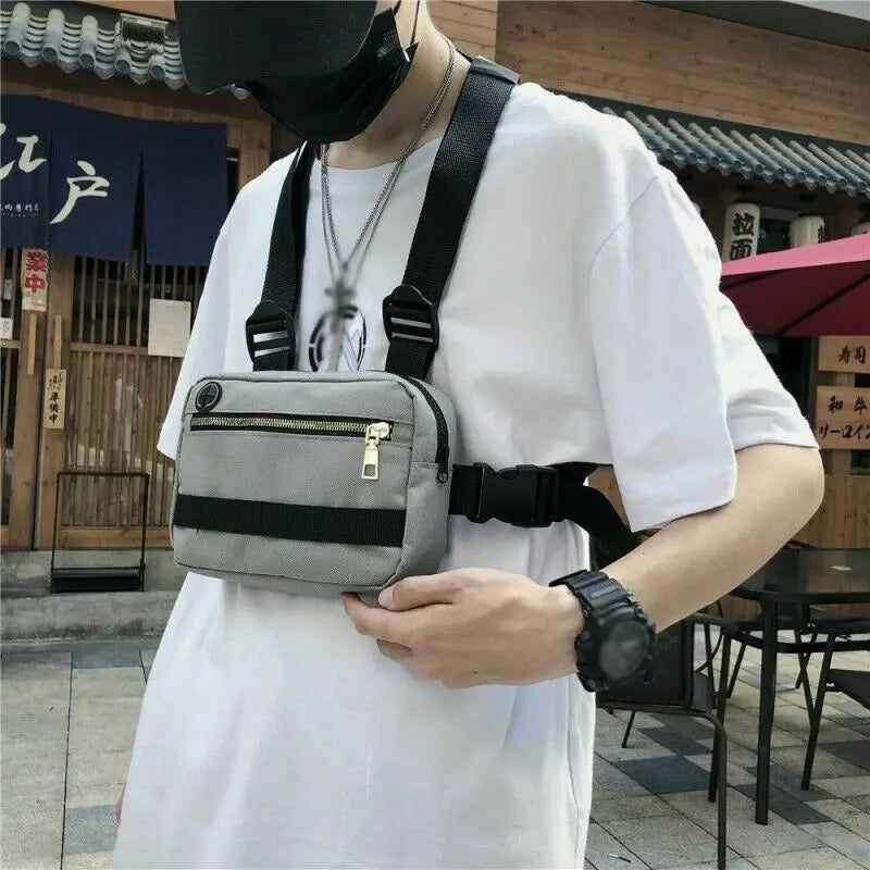Unisex Tactical Chest Bag Streetwear Hip Hop Waist Bag