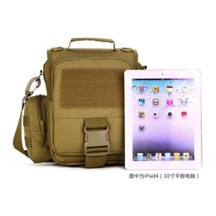 Unisex Camouflage Messenger Bag with Removable Pouch