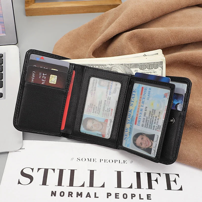 Men's RFID Blocking Leather Wallet