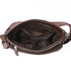 Men Shoulder Bag PU Leather Messenger Bag Man Briefcase Antifreeze Crossbody Bag