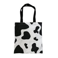 Flower Cartoon Woman Shoulder Bag Mini Bag Canvas Tote