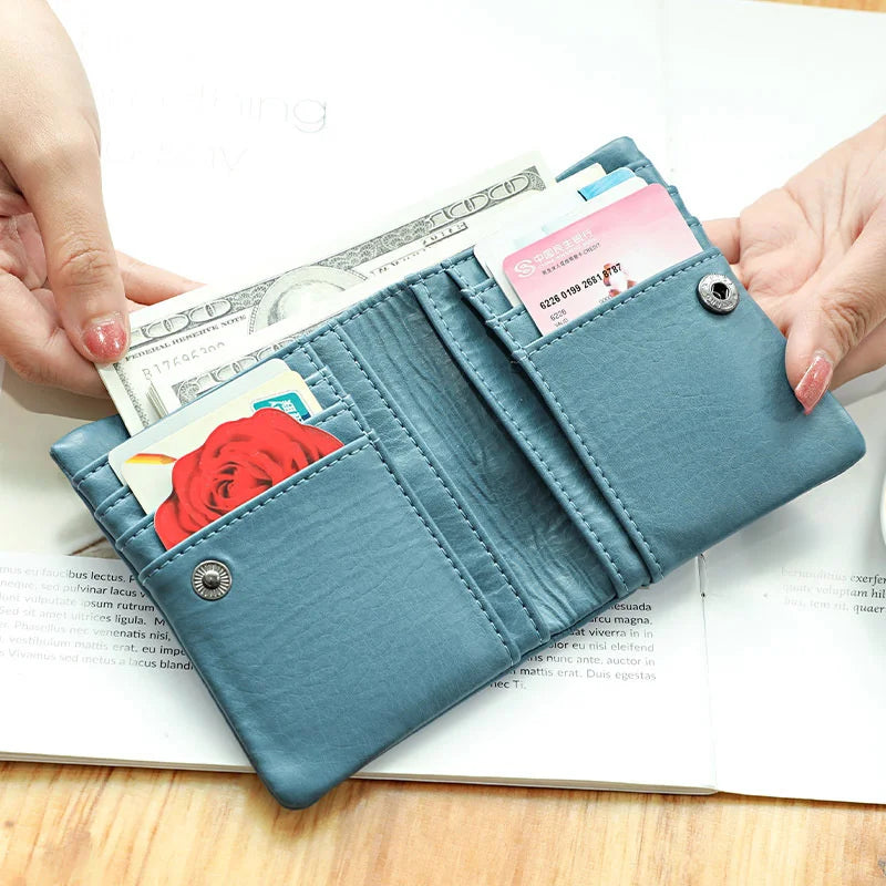 Multi-Function Women's Purse Short Version Wallet