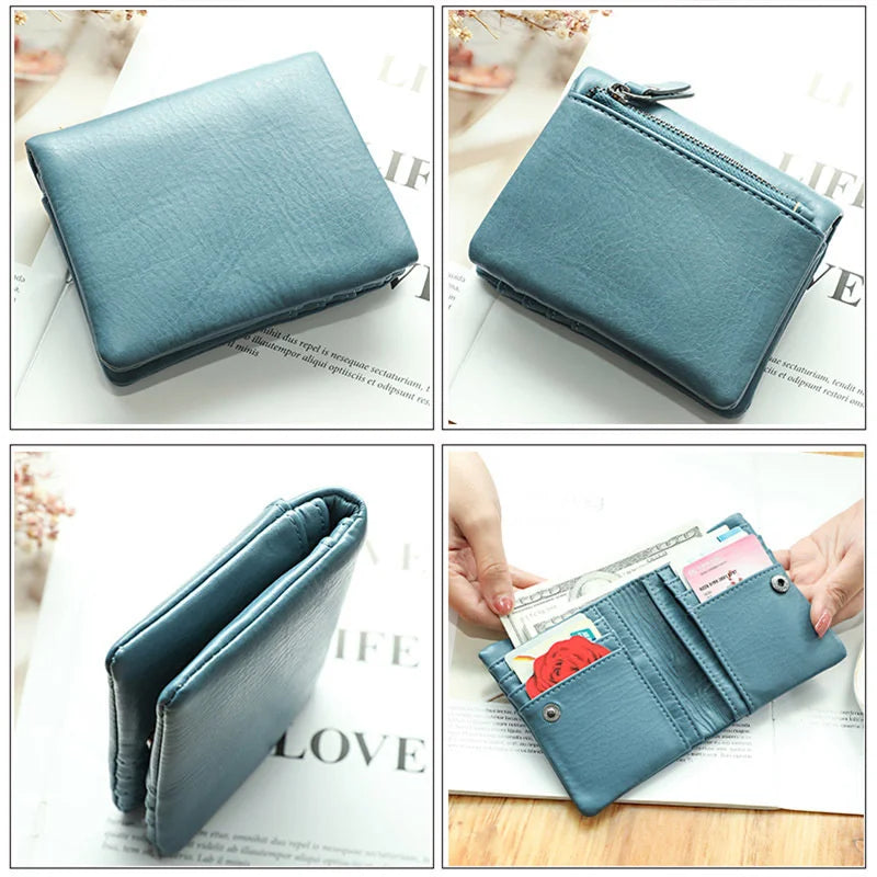 Multi-Function Women's Purse Short Version Wallet