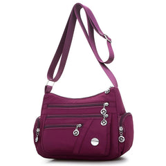 European Women Messenger Bag Lightweight Nylon Waterproof Shoulder Bag
