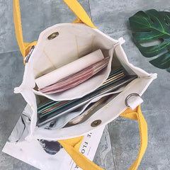 Canvas bag big capacity wenyifans ladies hand bags shoulder bag