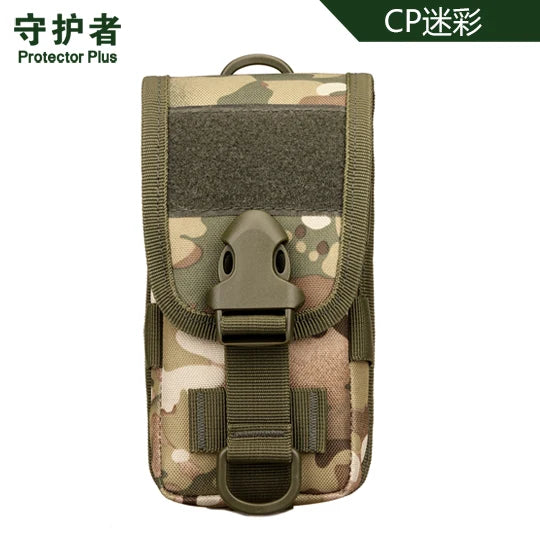 Tactical Phone Bag 5.8 Inch Mini Shoulder Molle Outdoor Camo Belt Pack