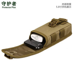 Tactical Phone Bag 5.8 Inch Mini Shoulder Molle Outdoor Camo Belt Pack
