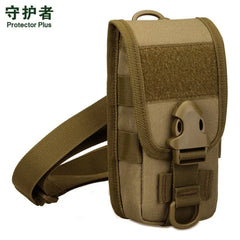Tactical Phone Bag 5.8 Inch Mini Shoulder Molle Outdoor Camo Belt Pack