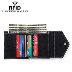 RFID Anti Theft Women's Leather Wallet