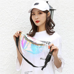 Transparent Waist Bag Laser Femme Chest Bag Hip Hop Pouch