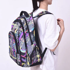 Large Capacity Nylon Backpacks Retro Casual School Travel Bags