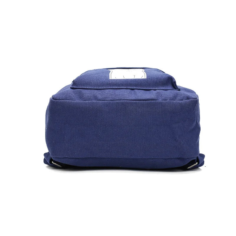 Candy Canvas Backpack College Wind Student Bag Large Capacity Travel Shoulder Ba