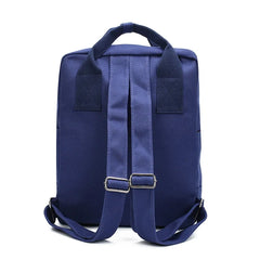 Candy Canvas Backpack College Wind Student Bag Large Capacity Travel Shoulder Ba