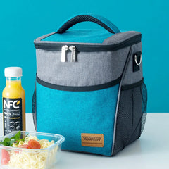 Large Capacity Insulated Lunch Bag for Kids and Women