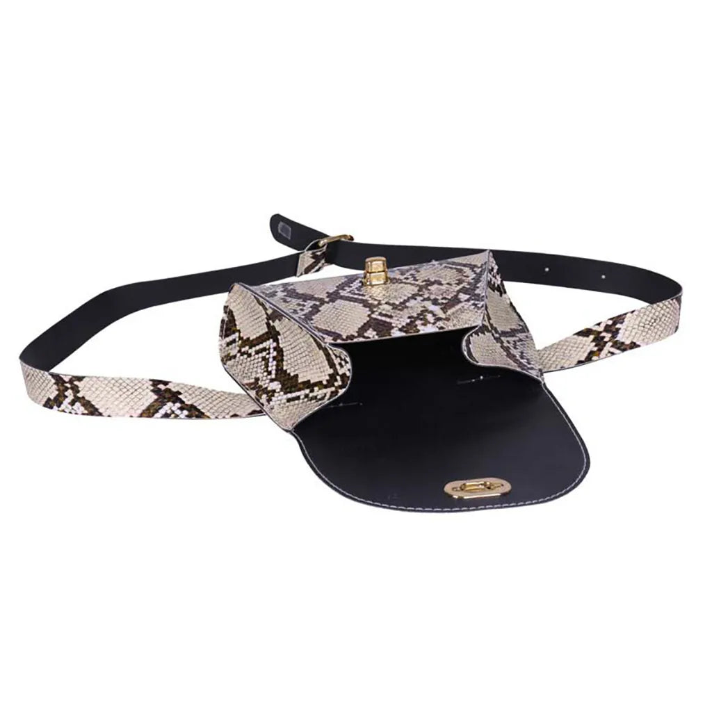 Women Snake Cross Chest Bag Shoulder Messenger Bag