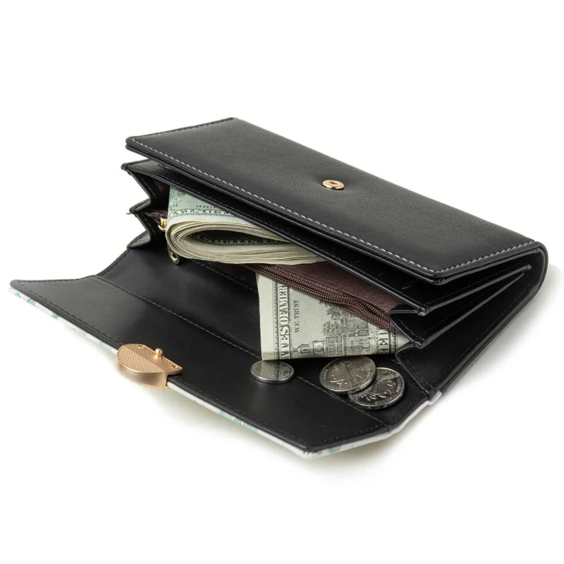 Women's Small Fresh Printing Wallet Purse