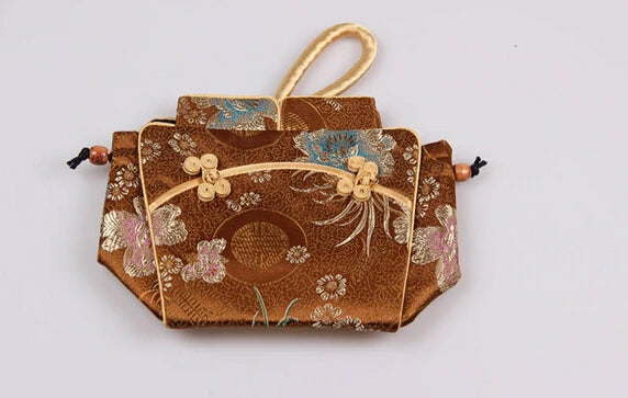 Chinese/India Silk Embroidered Bag, Cheongsam Tangzhuang Handbag