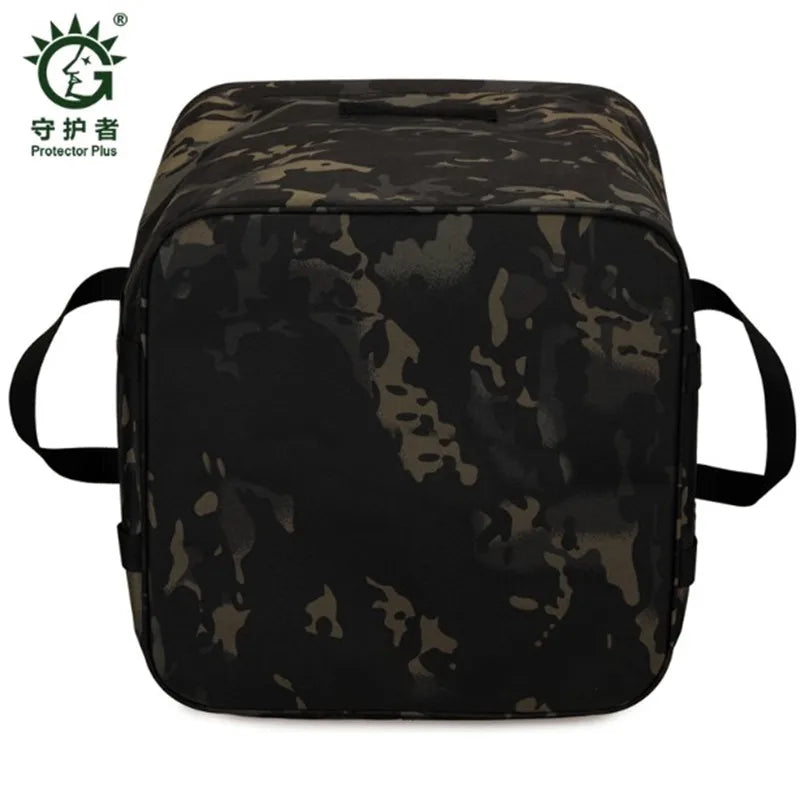 Portable Folding Storage Basket 600D Polyester Waterproof Tactical Vest