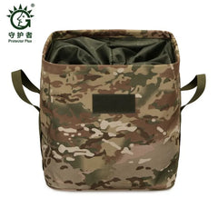 Portable Folding Storage Basket 600D Polyester Waterproof Tactical Vest