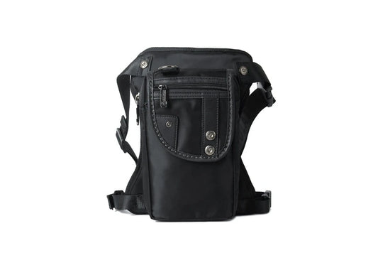 Men Waterproof Canvas Waist Bag Leg Bag Military Hip Pouch