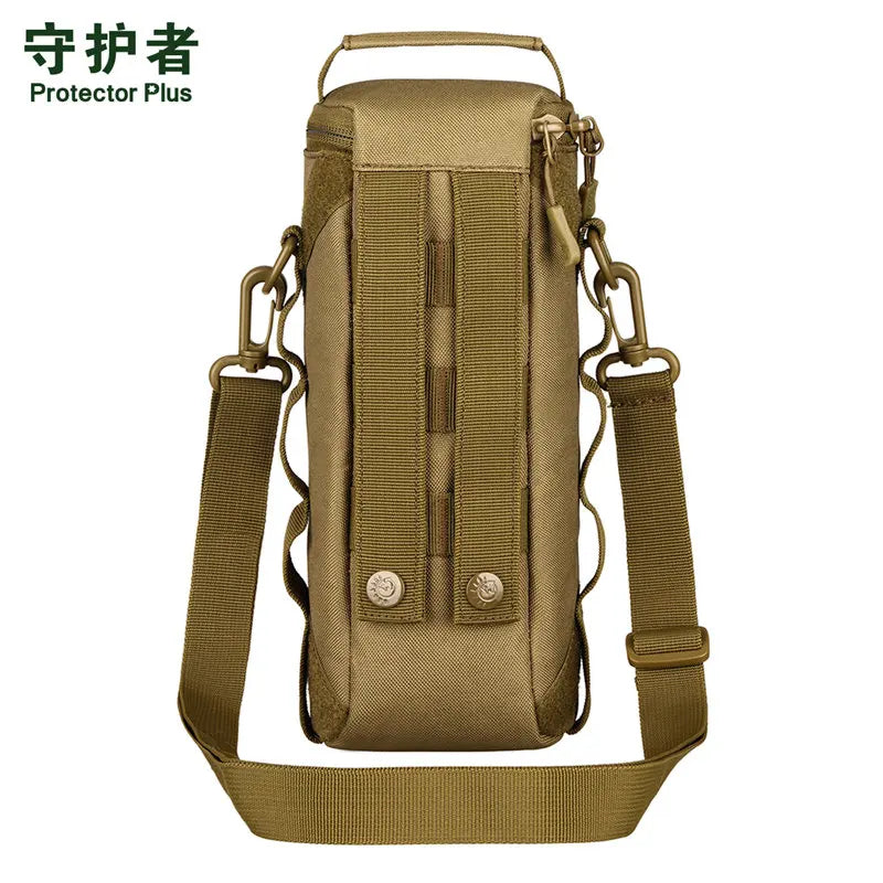 1000ml Tactical Water Bottle Bag Kettle Pouch Camo Army Outdoor Travel
