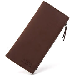 Men's Long Zip Wallet Business Handbag