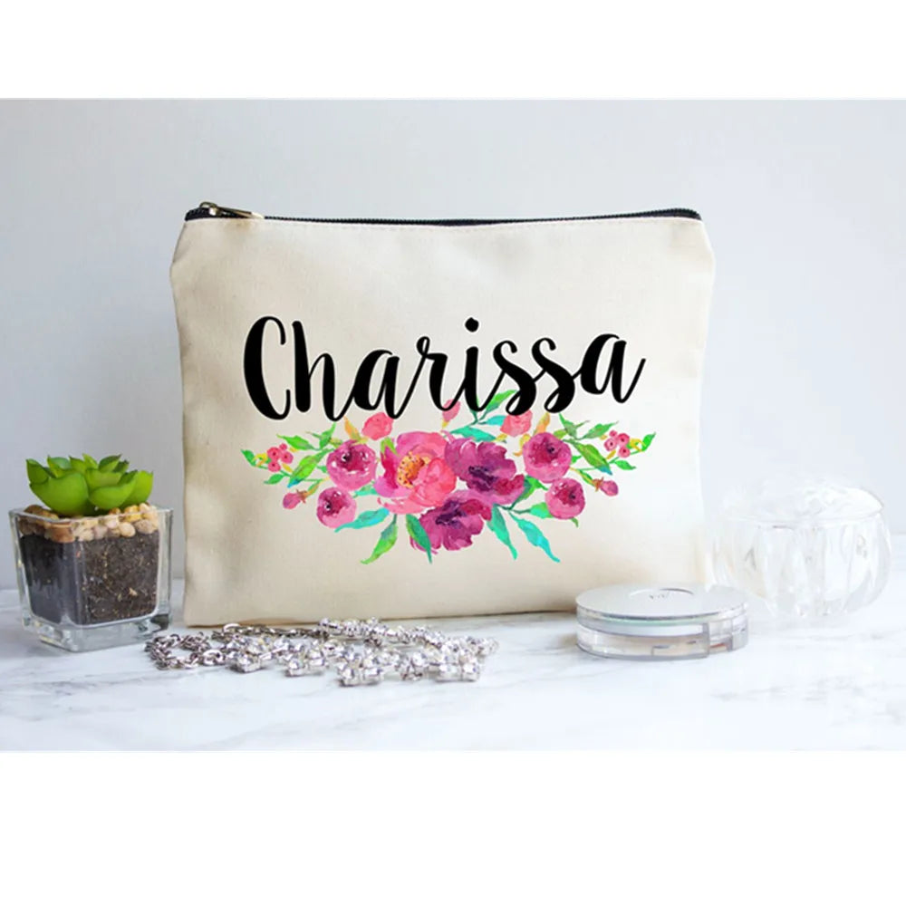 Floral Team Bride Makeup Bag - Wedding Decoration