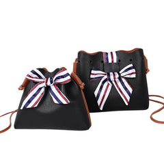 Bowknot Bucket Bag Crossbody Bag for Women