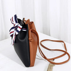Bowknot Bucket Bag Crossbody Bag for Women