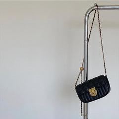 Rhombus Lock Chain Crossbody Bag for Women, All-Match Design